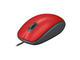 Мишки Logitech M110 Silent - в червено