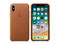 Калъфи Apple iPhone кожен калъф за iPhone X, светлокафяв