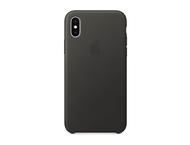 Калъфи Apple iPhone кожен калъф за iPhone X, сив