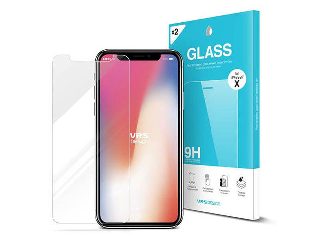 Защитно фолио Verus Glassic 9H Tempered Glass 2бр. за iPhone X