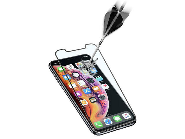 Защитно фолио Cellular Line закалено 3D стъкло за iPhone Xs Max