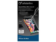 Защитно фолио Cellular Line закалено 3D стъкло за iPhone Xs Max