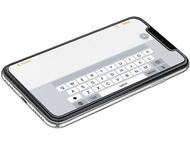 Защитно фолио Cellular Line закалено 3D стъкло за iPhone Xr, черно