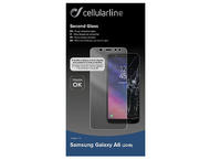 Защитно фолио Cellular Line закалено стъкло за Samsung Galaxy A6 2018