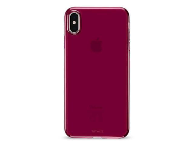 Калъфи Artwizz NoCase TPU калъф за iPhone Xs Max, червен-прозрачен