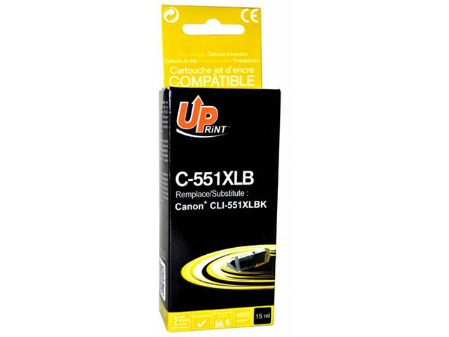 Консумативи Съвместим UPRINT CLI-551XL Black, Canon