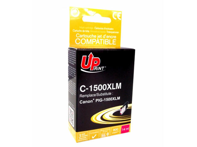Консумативи Съвместим UPRINT PGI1500 Magenta, Canon