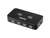 Джаджи Hama Hub 39859 USB 2.0, в черно