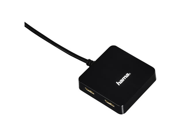 Джаджи Hama Hub USB 2.0, в черно-