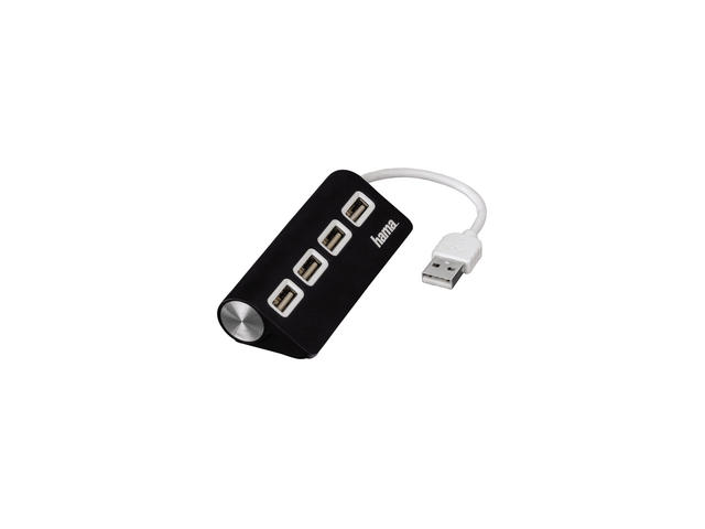 Джаджи Hama Hub 12177 USB 2.0, в черно-