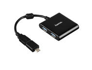 Джаджи Hama Hub 12325 USB 3.0, в черно-
