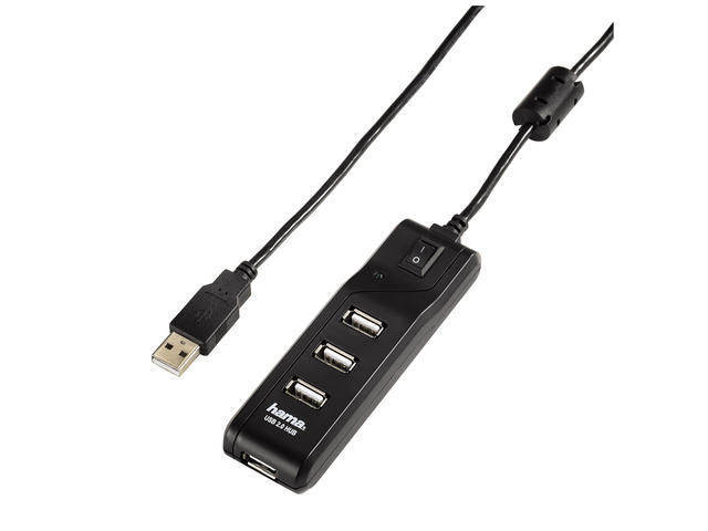 Джаджи Hama Hub 54590 On/Off Switch USB 2.0
