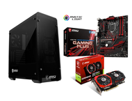 Дънни платки Комплект MSI H370 GAMING PLUS + MSI GeForce GTX 1050 Ti GAMING 4G + MSI MAG BUNKER