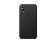 Калъфи Apple iPhone XS Leather Case, в черно