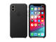 Калъфи Apple iPhone XS Leather Case, в черно