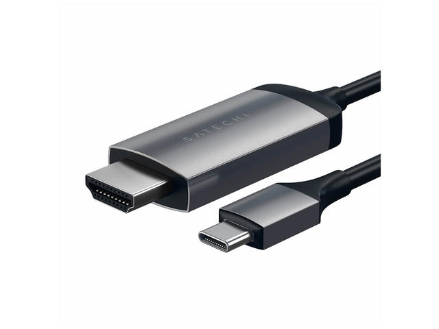Кабели и Адаптери Satechi Aluminum 4K USB-C to HDMI Cable 