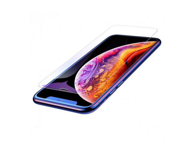Защитно фолио Baseus Anti-bluelight Tempered Glass за iPhone XS Max, прозрачен