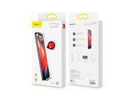 Защитно фолио Baseus Full Screen Tempered Glass за iPhone XS Max, 23мм, прозрачен-черен
