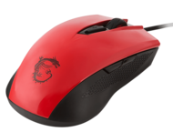 Мишки MSI CLUTCH GM40, в червено
