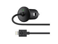 Аксесоари за таблети Belkin Micro зарядно за кола с вграден кабел с Lightning конектор