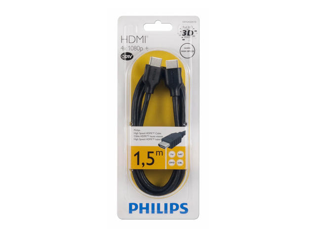 Кабели и Адаптери Philips кабел HDMI 1.5м