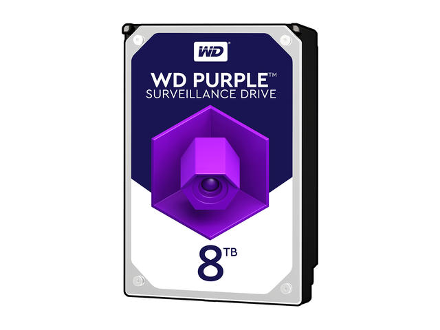 Твърди дискове 8TB 5400rpm Western Digital Surveillance Purple 