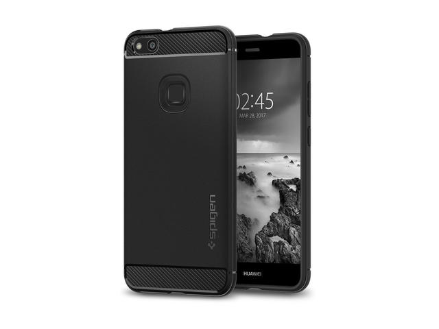 Калъфи Spigen Rugged Armor Case за Huawei P10 Lite, черен-мат