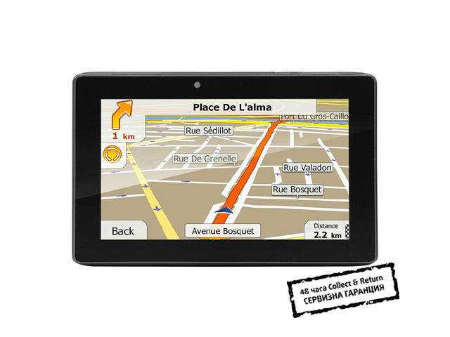 Таблети Prestigio Geovision 7777 8GB, черен цвят, с нарушена опаковка
