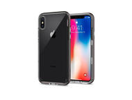 Калъфи Spigen Neo Hybrid Crystal за iPhone XS, прозрачен-сив