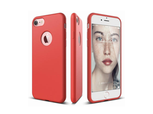 Калъфи Elago S7 калъф + HD покритие за iPhone 8/ iPhone 7, червен