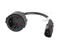 Кабели и Адаптери Lanberg Cable Power Ext IEC 320 C14 / SCHUKO F 0.2m Black