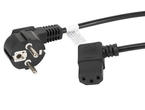 Кабели и Адаптери Lanberg захранващ кабел Cable Power cord Schuko / IEC 320 C13 1.8m Angle