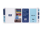 Консумативи HP 81 Light Cyan Dye Printhead and Printhead Cleaner