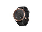 Смарт часовници Garmin vivomove HR Sport S/M, Rose Gold с черна каишка