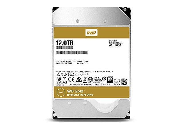 Твърди дискове 12TB 7200rpm Western Digital Gold