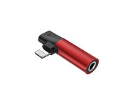 Кабели и Адаптери Baseus Lightning & Audio Adapter, в червено