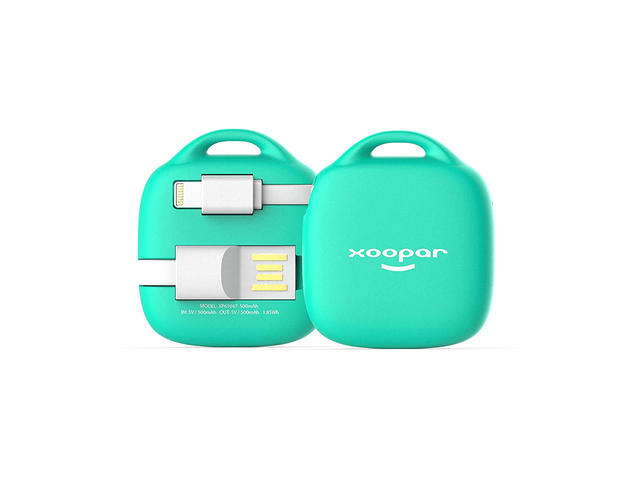 Външни батерии Xoopar Hug Booster 500 mAh, в синьо