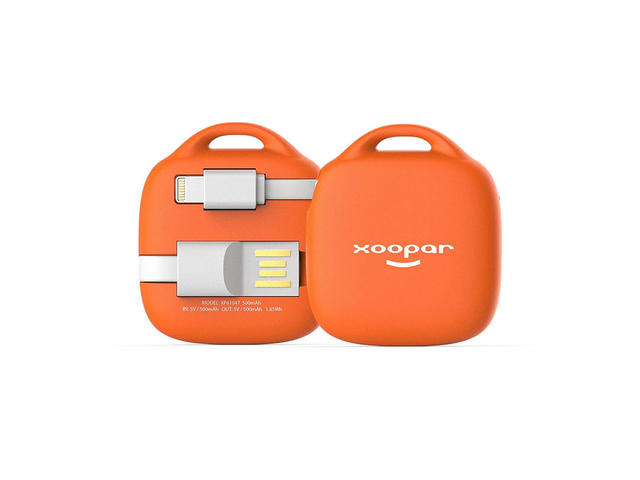 Външни батерии Xoopar Hug Booster 500 mAh, в оранжево