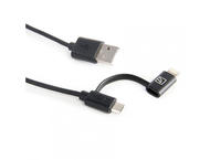 Кабели и Адаптери Tucano 2-in-1 Lightning and MicroUSB Cable