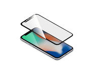 Защитно фолио Torrii BodyGlass 3D Full Cover за iPhone XS / iPhone X, черен-прозрачен