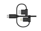 Кабели и Адаптери Belkin Universal Cable with Micro-USB, USB-C and Lightning Connectors