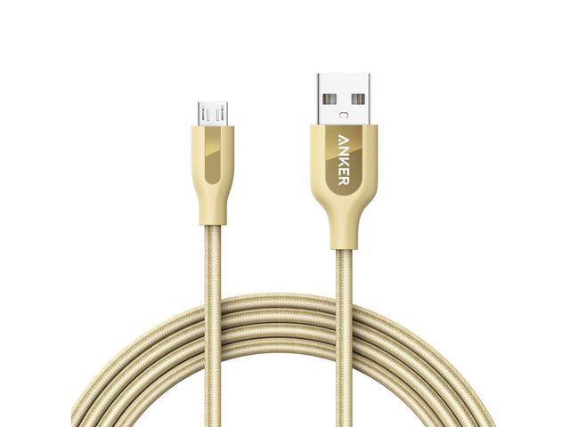 Кабели и Адаптери Anker Powerline+ Nylon Micro USB cable 1.8m