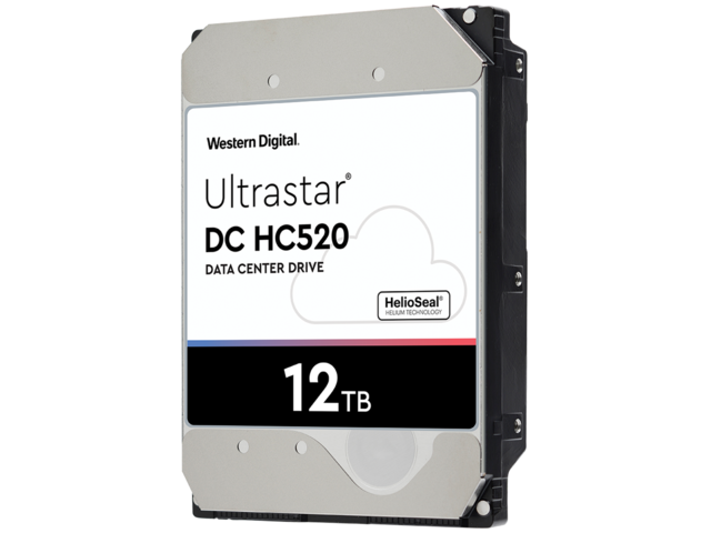 Твърди дискове 12TB 7200rpm Western Digital Ultrastar DC HC520