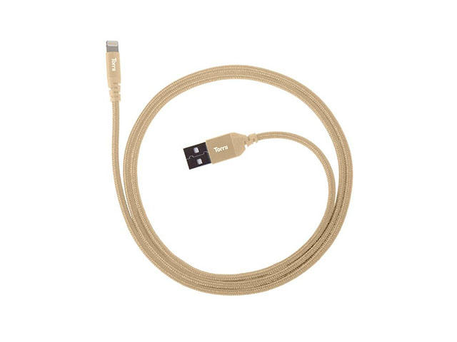 Кабели и Адаптери Torrii KeVable Lightning to USB (1m) Gold