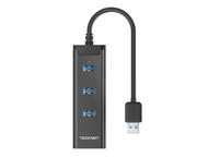 Кабели и Адаптери TeckNet HU043 USB 3.0 HUB Ethernet Network Adapter