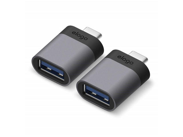 Кабели и Адаптери Elago USB-C Male to USB-A 3.0 Female Adapter