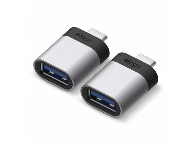 Кабели и Адаптери Elago USB-C Male to USB-A 3.0 Female Adapter 