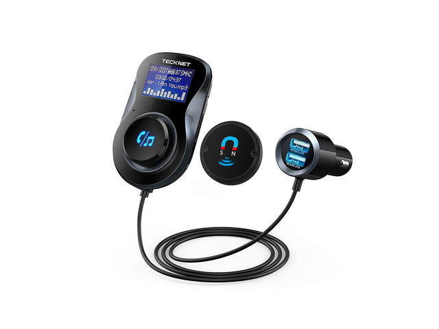 Зарядни устройства TeckNet F10039 Bluetooth FM трансмитер