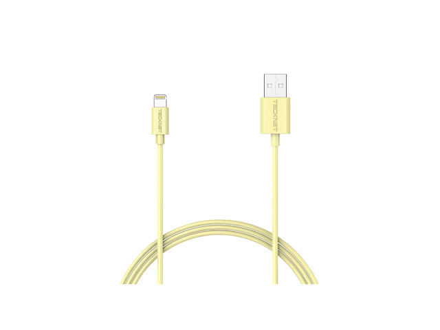 Кабели и Адаптери TeckNet P101 Apple MFi Certified Lightning to USB, жълт