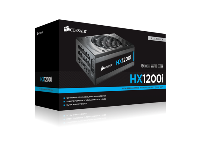 Захранвания за компютри Corsair HXi Series HX1200i - 1200W Platinum